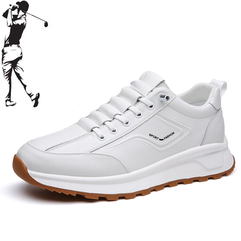 Men's Golf Shoes White Fitness Golf Training Shoes Men's Fashion Comfortable Casual Walking Shoes
Men's Golf Shoes White Fitness Golf Training Shoes Men's Fashion Comfortable Casual Walking Shoes
