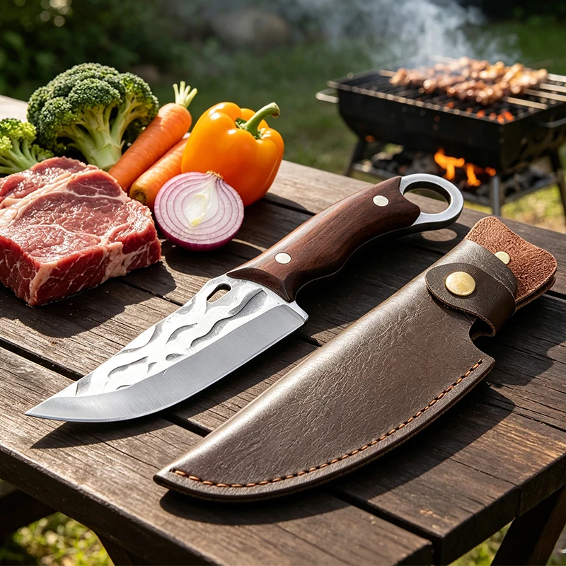 Stainless Steel Kitchen Utility Knife Forged Boning Knife Vegetable Meat Sharp Cutter Cleaver BBQ Fishing Pocket Knife
Stainless Steel Kitchen Utility Knife Forged Boning Knife Vegetable Meat Sharp Cutter Cleaver BBQ Fishing Pocket Knife