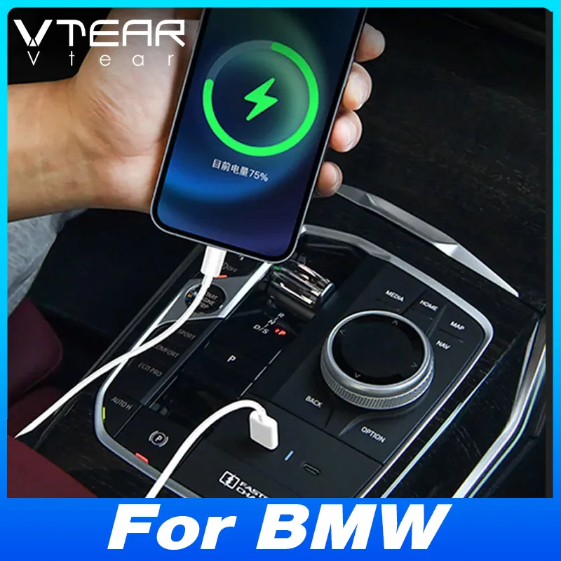 For BMW X5 X6 IX3 i3 i4 M2 M3 M4 M8 Central Control Interior Modification 27W Fast Phone Charging Adapter Accessories 2022 2023
For BMW X5 X6 IX3 i3 i4 M2 M3 M4 M8 Central Control Interior Modification 27W Fast Phone Charging Adapter Accessories 2022 2023