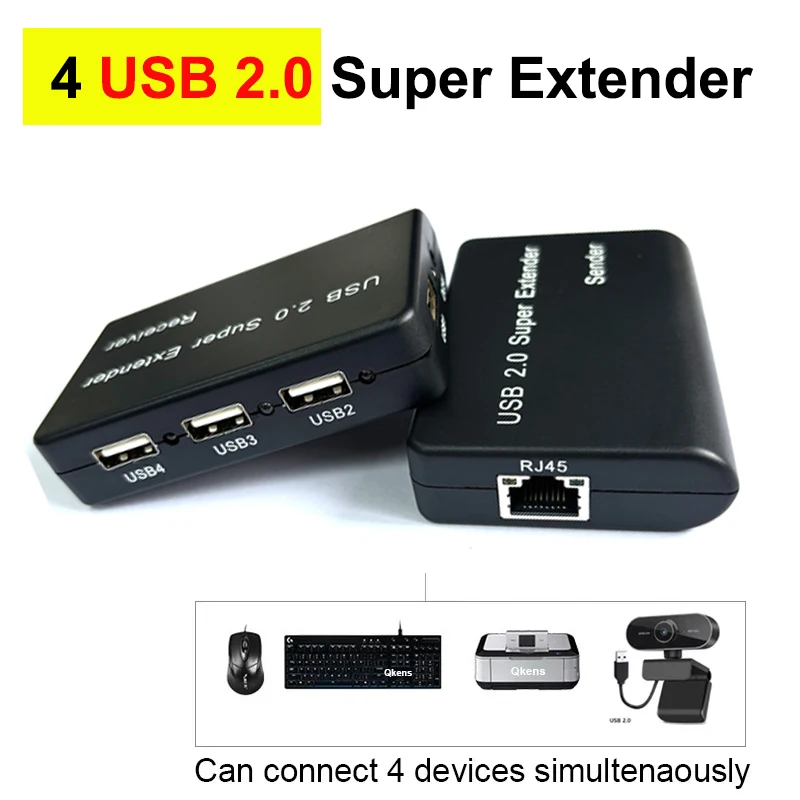 100 м 4-портовый удлинитель сетевого кабеля USB 2.0 через кабель Ethernet RJ45 Cat5e Cat6 для веб-камеры, камеры, мыши, клавиатуры, принтера, сканера
100 м 4-портовый удлинитель сетевого кабеля USB 2.0 через кабель Ethernet RJ45 Cat5e Cat6 для веб-камеры, камеры, мыши, клавиатуры, принтера, сканера