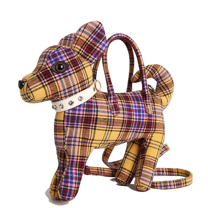 Cute Dog Shoulder Bags Doll Bags For Women Funny Handbags Contrast Color Crossbody Bags Personality Niche Design Pink Yellow
Cute Dog Shoulder Bags Doll Bags For Women Funny Handbags Contrast Color Crossbody Bags Personality Niche Design Pink Yellow
