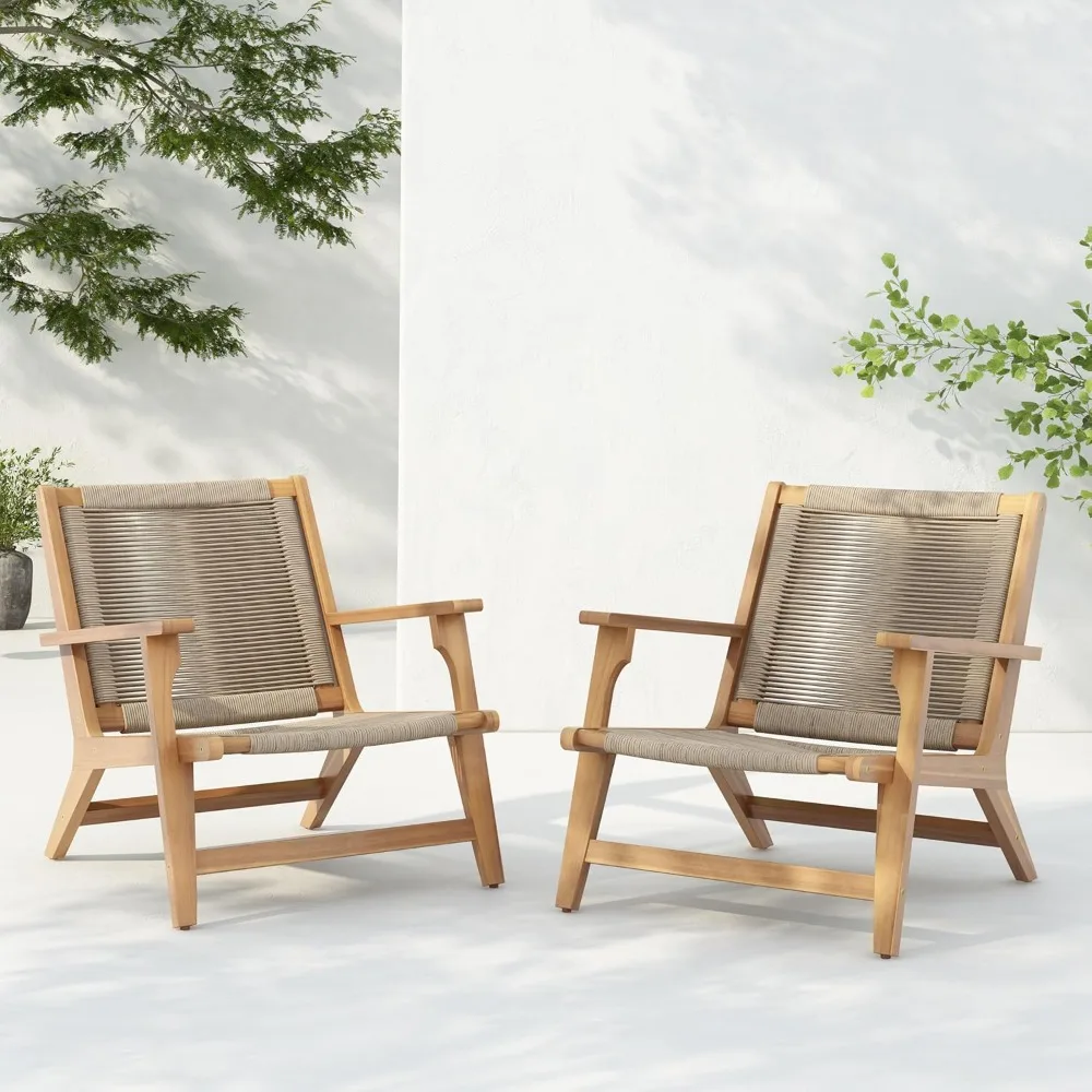 Acacia Outdoor Lounge Chair ,Rope Patio Club Chairs with Handwoven Rattan & Solid Wood Frame,Low Profile,Reclined
Acacia Outdoor Lounge Chair ,Rope Patio Club Chairs with Handwoven Rattan & Solid Wood Frame,Low Profile,Reclined