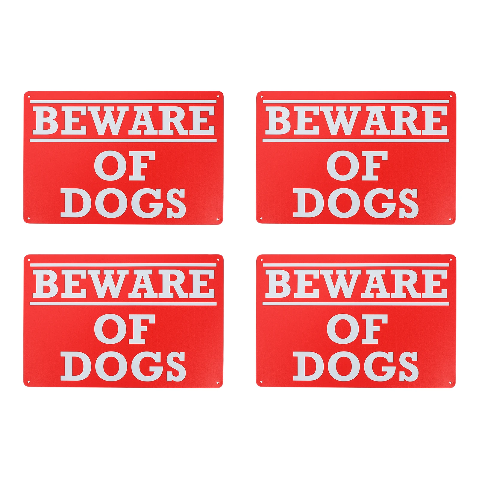 4pcs Metal Sign Vintage Warning Dog Sign Iron Outdoor Durable Hanging Fence Warning Dog Hanging Ornament Visitor Attention
4pcs Metal Sign Vintage Warning Dog Sign Iron Outdoor Durable Hanging Fence Warning Dog Hanging Ornament Visitor Attention