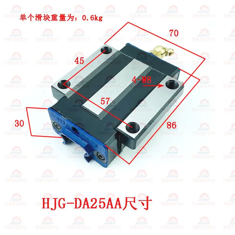 Ball guide slider HJG-DA20 25 30 35 45 55 AAAAL flange threaded hole
Ball guide slider HJG-DA20 25 30 35 45 55 AAAAL flange threaded hole