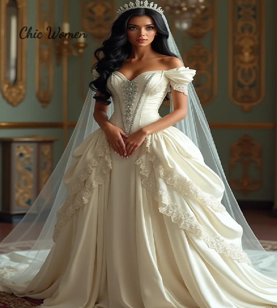 80s Victorian Wedding Dress Off Shoulder Tiered Ruffles Medieval Bridal Dress 2025 Vintage Garden Bride Dress Celtic Customized
80s Victorian Wedding Dress Off Shoulder Tiered Ruffles Medieval Bridal Dress 2025 Vintage Garden Bride Dress Celtic Customized