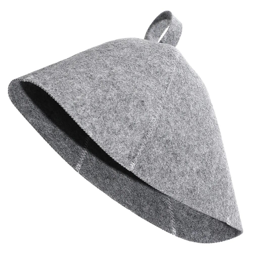 Thick Sauna Hat Stylish Felt Bath Cap for Men Women Gray Color Lightweight Portable Comfortable Spa Accessories
Thick Sauna Hat Stylish Felt Bath Cap for Men Women Gray Color Lightweight Portable Comfortable Spa Accessories