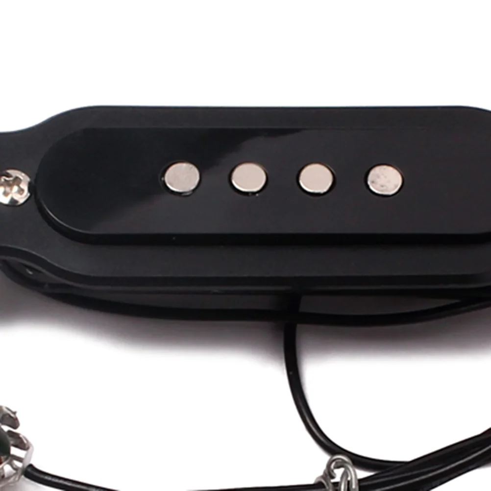 Cigar Box Guitar Pickup Black Metal 4-Pole Soundhole Design For Four-String Guitar Replacement Music Accessories
Cigar Box Guitar Pickup Black Metal 4-Pole Soundhole Design For Four-String Guitar Replacement Music Accessories
