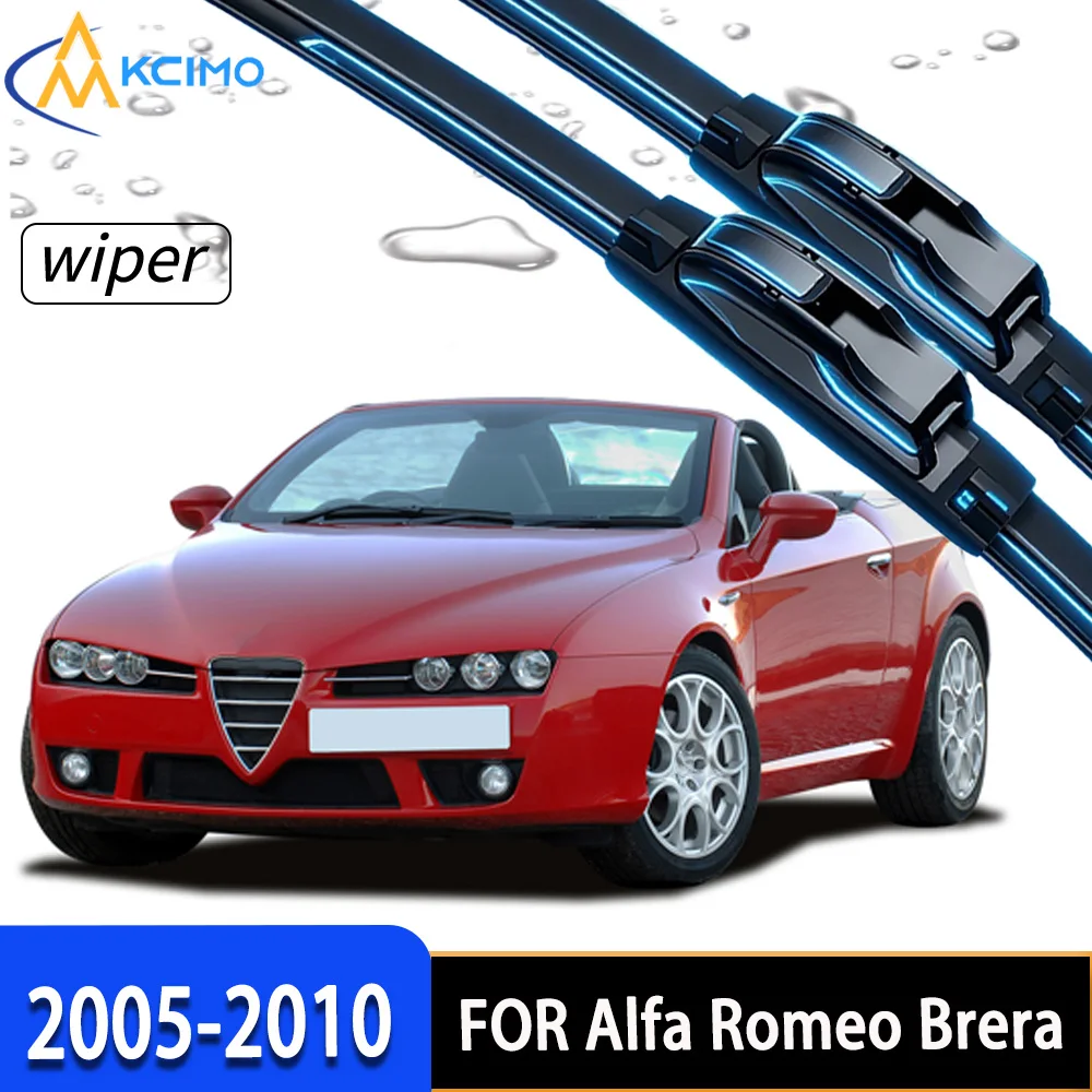 2Pcs Front Windshield Wiper Blades Fit For Alfa Romeo Brera 2005-2010, Premium Rubber Wipers for Clearer Driving Visibility
2Pcs Front Windshield Wiper Blades Fit For Alfa Romeo Brera 2005-2010, Premium Rubber Wipers for Clearer Driving Visibility