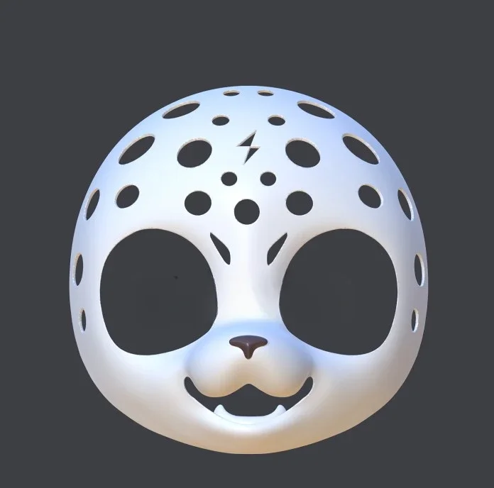 Puppy furry animal skull fursuit kig series printing skull 3D printing high toughness
Puppy furry animal skull fursuit kig series printing skull 3D printing high toughness