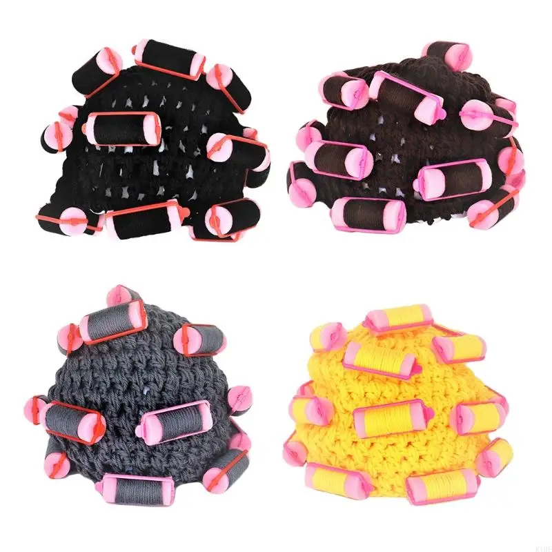 K1ME Cosplay Knitted Hat Adult Kids Hair Roller Wool Funny Landlady for Head Cover
K1ME Cosplay Knitted Hat Adult Kids Hair Roller Wool Funny Landlady for Head Cover