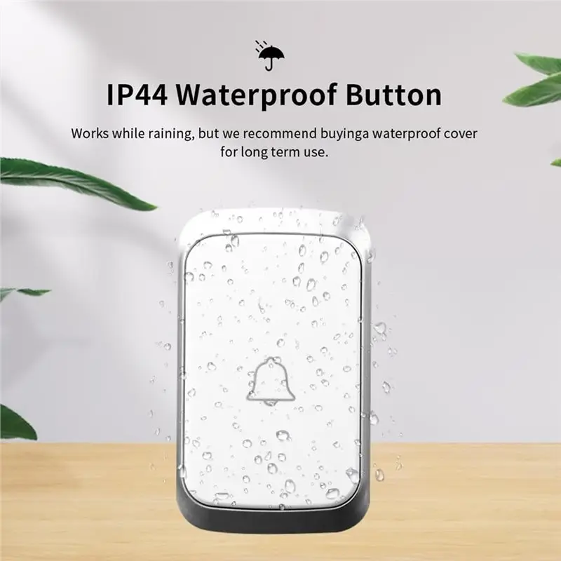 [ABFI!】 One-To-One Wireless Doorbell Kit Simple Shape Strong Penetration And Brrier-Free Reception
[ABFI!】 One-To-One Wireless Doorbell Kit Simple Shape Strong Penetration And Brrier-Free Reception