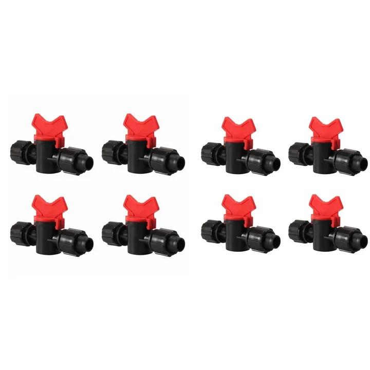 4/8 шт. регулирующие клапаны, полиэтиленовая труба, шаровой кран с быстросъемным замком, 16 мм, запорный клапан, переключатель, контроль орошения для полива сада
4/8 шт. регулирующие клапаны, полиэтиленовая труба, шаровой кран с быстросъемным замком, 16 мм, запорный клапан, переключатель, контроль орошения для полива сада