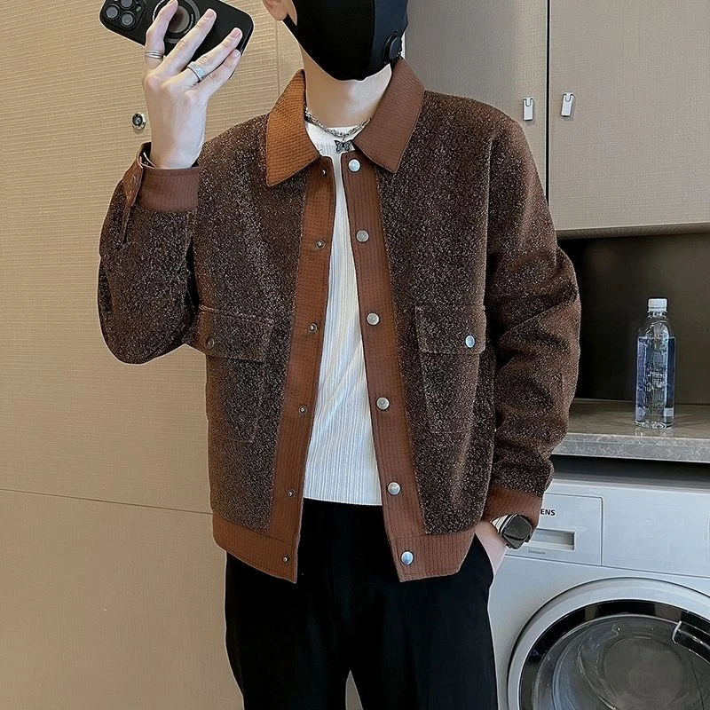 Men's Casual Slim Fit Wool Blend Blazer Jacket 2025 Spring Autumn Trendy Turn Down Collar Streetwear Outerwear
Men's Casual Slim Fit Wool Blend Blazer Jacket 2025 Spring Autumn Trendy Turn Down Collar Streetwear Outerwear