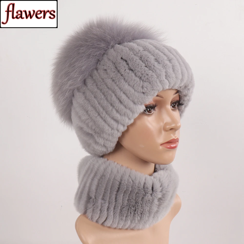 2025 Women Winter Luxury Real Rex Rabbit Fur Hat Scarf 2 Pieces Knitted Rex Rabbit Fur Hat Top Natural Fox Fur Cap Scarves Sets
2025 Women Winter Luxury Real Rex Rabbit Fur Hat Scarf 2 Pieces Knitted Rex Rabbit Fur Hat Top Natural Fox Fur Cap Scarves Sets
