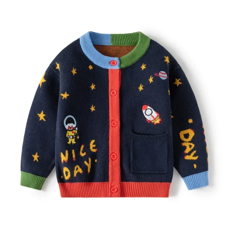 Children's Boy Knit Cardigan Sweaters Baby Long Sleeve Cotton Casual Coat Kids Girls Crew Neck Warm Jumper Spring Autumn Clothes
Children's Boy Knit Cardigan Sweaters Baby Long Sleeve Cotton Casual Coat Kids Girls Crew Neck Warm Jumper Spring Autumn Clothes