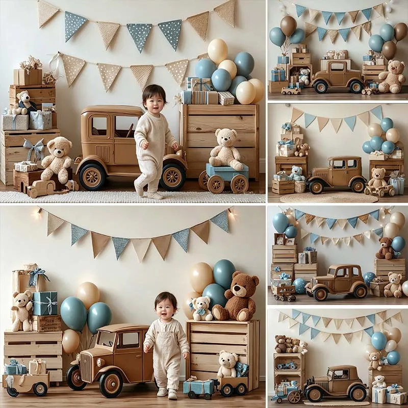 LS Photography Background Cute Bear Balloon Car Decor Props Cake Smash Birthday Party Children Portrait Photo Backdrop Studio
LS Photography Background Cute Bear Balloon Car Decor Props Cake Smash Birthday Party Children Portrait Photo Backdrop Studio