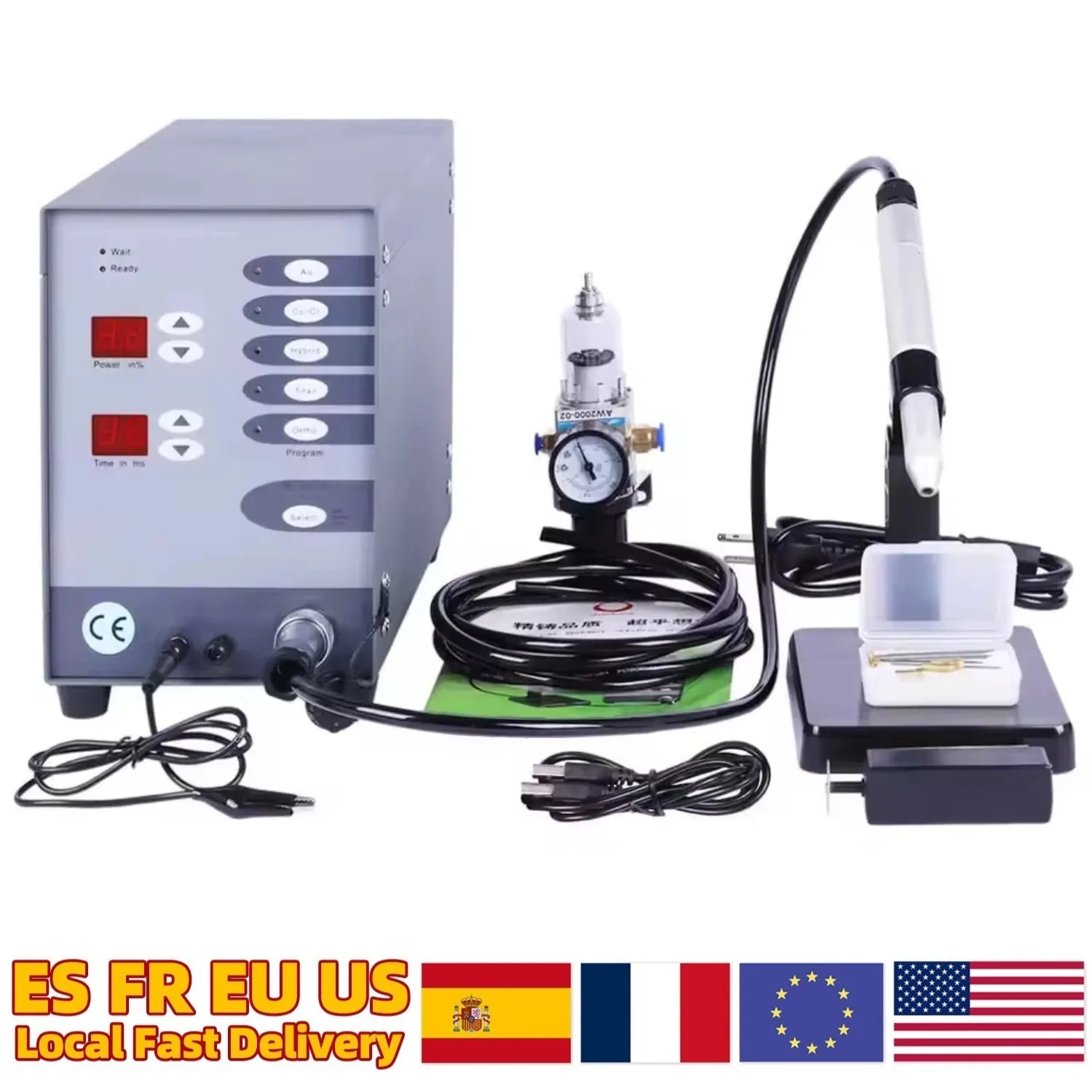 100W Jewelry Spot Welding Machine Gold/Silver Stainless Steel Jewelry Repair Tool Kit 110V Electric Soldering Pulse Argon Welder
100W Jewelry Spot Welding Machine Gold/Silver Stainless Steel Jewelry Repair Tool Kit 110V Electric Soldering Pulse Argon Welder