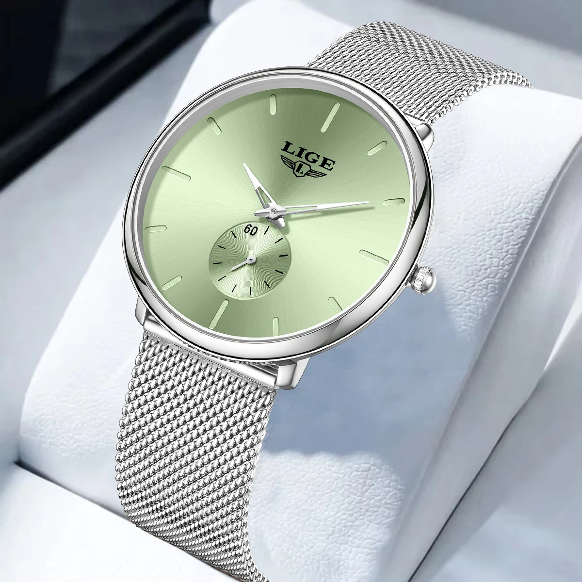 LIGE Classic Elegant Woman Watches Fashion Simple Luxury Ultra-Thin Mesh Belt Waterproof Quartz Women's Wristwatches Reloj Mujer
LIGE Classic Elegant Woman Watches Fashion Simple Luxury Ultra-Thin Mesh Belt Waterproof Quartz Women's Wristwatches Reloj Mujer