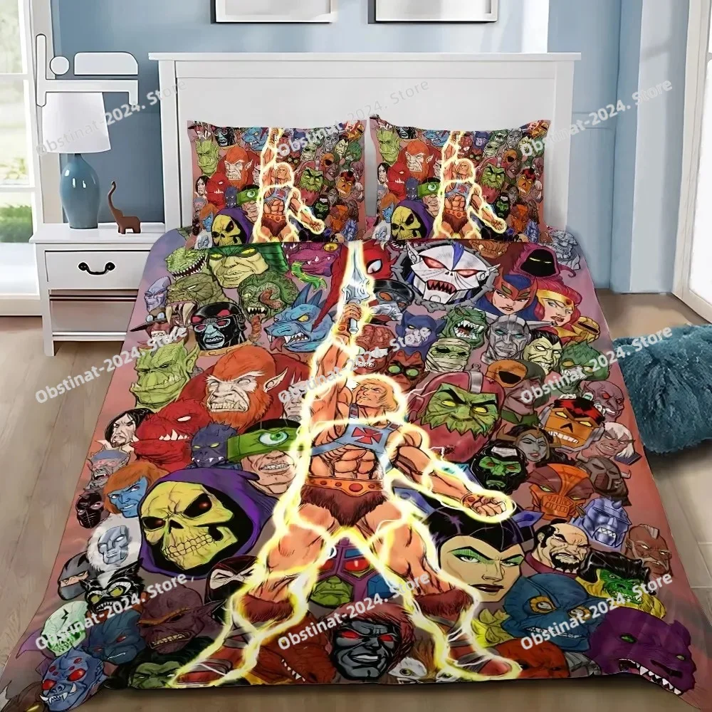 He Mans Bedding Set The Masters Of The Universe Printed Duvet Cover Sheet Pillowcase Bed Soft Quilt Cover Full Queen King Size
He Mans Bedding Set The Masters Of The Universe Printed Duvet Cover Sheet Pillowcase Bed Soft Quilt Cover Full Queen King Size