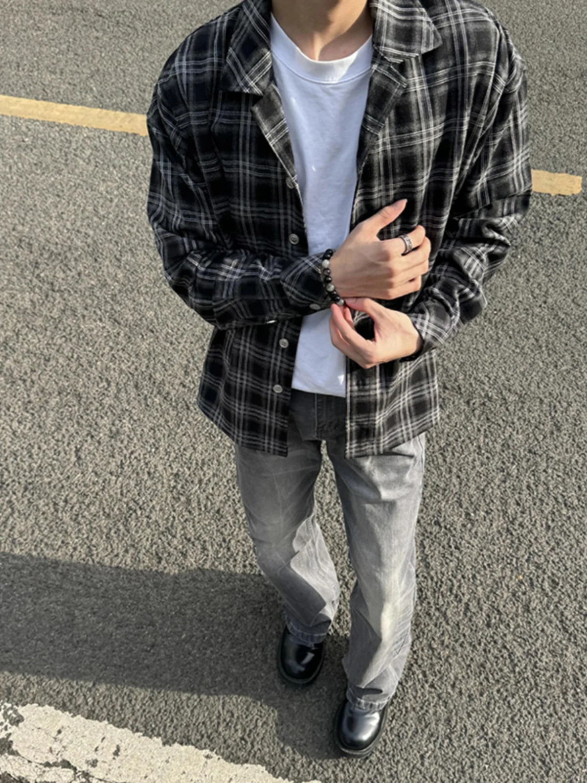 Vintage Plaid Long Sve irt Men's Autumn Season Color Colion American Retro Sle Casual irt Outerwear Faionable
Vintage Plaid Long Sve irt Men's Autumn Season Color Colion American Retro Sle Casual irt Outerwear Faionable