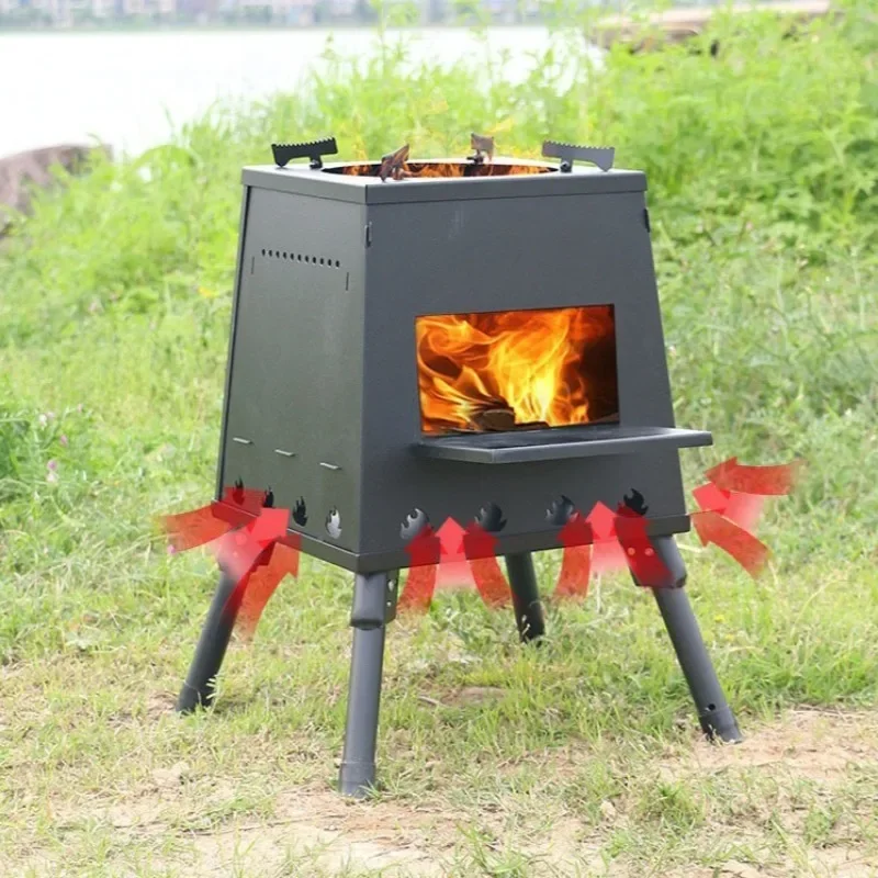 Portable Picnic Firewood Stove Hiking Barbecue Multi Functional Boil Water Cooking Burner Outdoor Household Camping Cookware
Portable Picnic Firewood Stove Hiking Barbecue Multi Functional Boil Water Cooking Burner Outdoor Household Camping Cookware