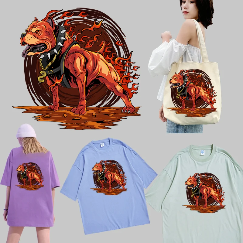 Ferocious bully pitbull animal pattern Heat Vinyl Ironing Stickers Decor Patches for Clothing DIY T-shirt Iron on patches
Ferocious bully pitbull animal pattern Heat Vinyl Ironing Stickers Decor Patches for Clothing DIY T-shirt Iron on patches