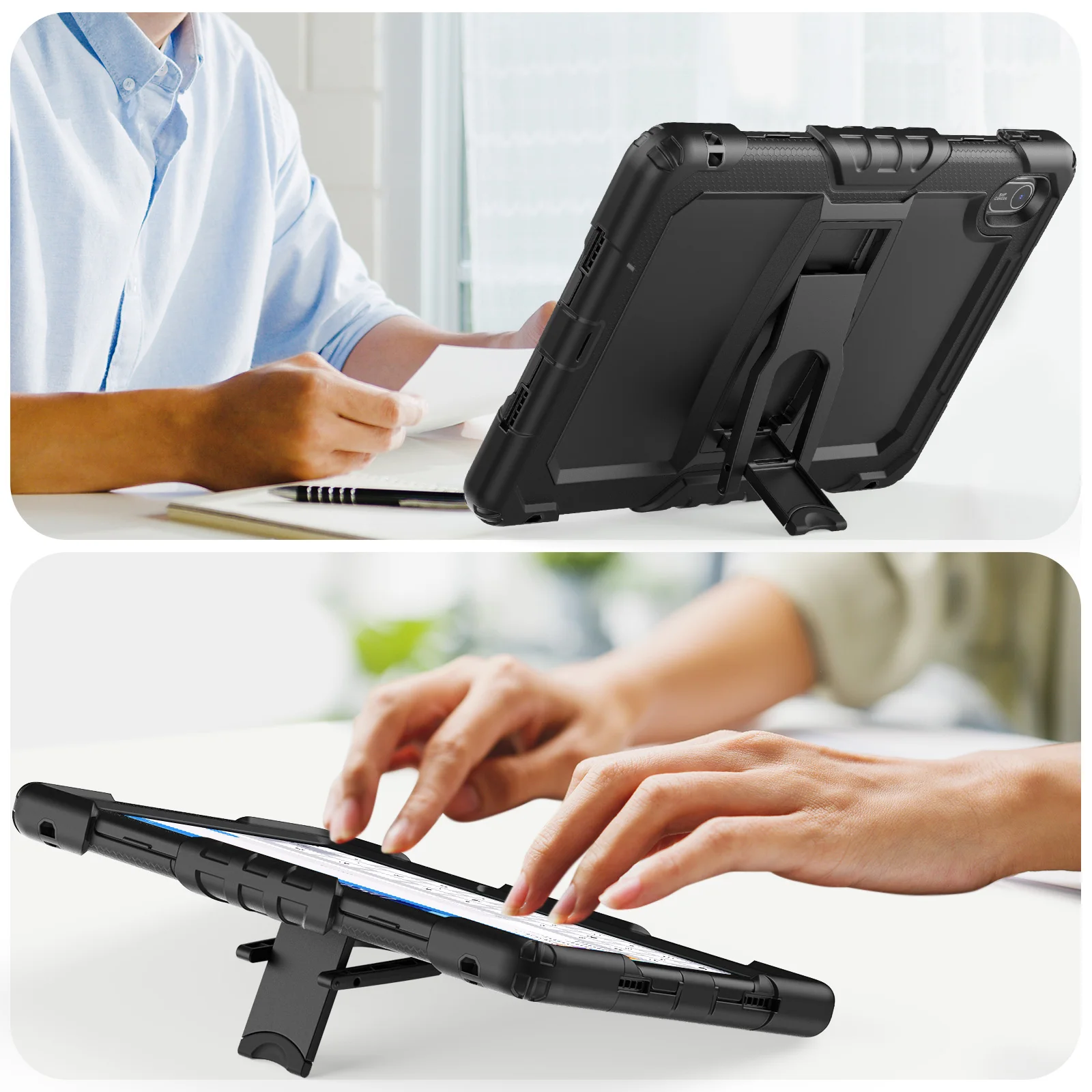 Бронированный чехол-подставка для Huawei MatePad SE 11 2024, 11,0 дюймов, модель AGS6-W00 AGS6-W09, гибридный чехол, 3-слойная защита, противоударный
Бронированный чехол-подставка для Huawei MatePad SE 11 2024, 11,0 дюймов, модель AGS6-W00 AGS6-W09, гибридный чехол, 3-слойная защита, противоударный