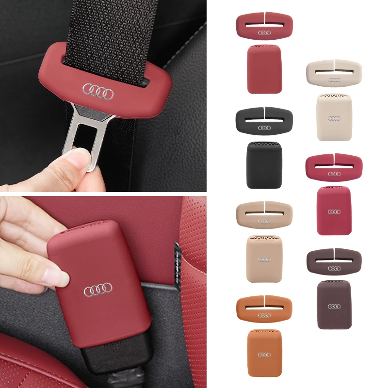 Car Seatbelt Buckle Cover Silicone Anti-scratch Protector Safety Belt Buckle Guard Car Accessories Interior For Audi Ailroad TT
Car Seatbelt Buckle Cover Silicone Anti-scratch Protector Safety Belt Buckle Guard Car Accessories Interior For Audi Ailroad TT