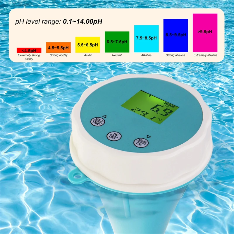 Многофункциональный смарт-тестер качества воды 6-в-1 с Bluetooth: pH, EC, соленость, ОВП, температура для бассейнов, спа и аквариумов, с удаленным мониторингом через приложение
Многофункциональный смарт-тестер качества воды 6-в-1 с Bluetooth: pH, EC, соленость, ОВП, температура для бассейнов, спа и аквариумов, с удаленным мониторингом через приложение