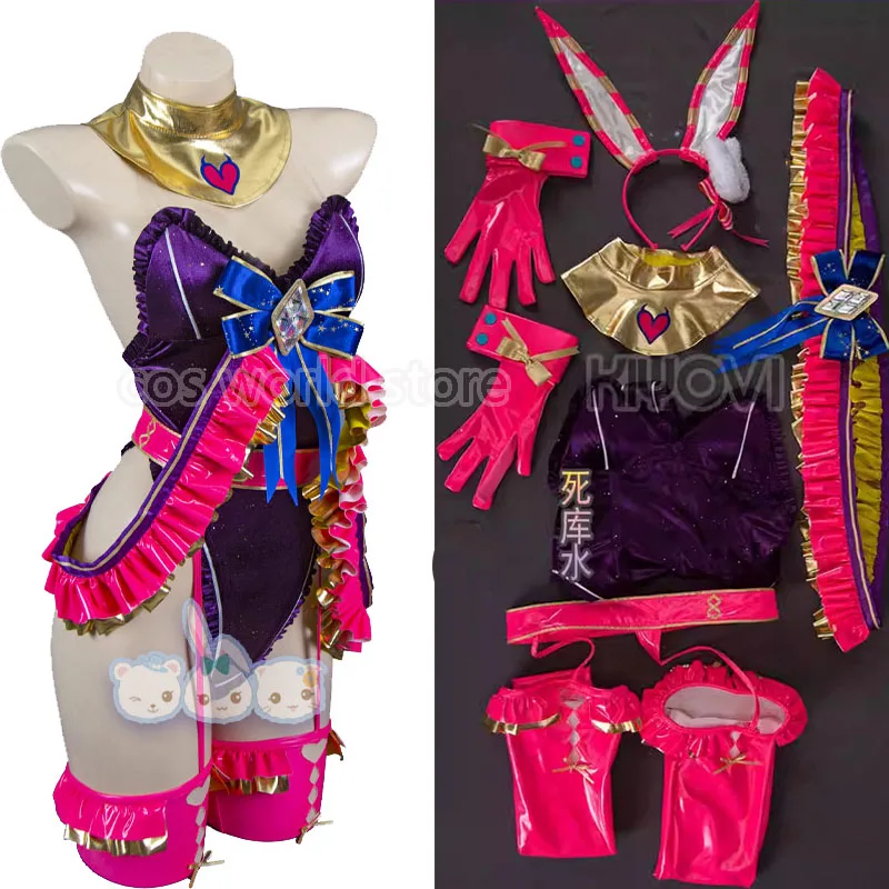 Anime Oshi No Ko Ai Hoshino Cosplay Costume Women Sexy Bodysuit Headwear Gloves Socks Suit Bunny Girl Uniform Halloween Clothes
Anime Oshi No Ko Ai Hoshino Cosplay Costume Women Sexy Bodysuit Headwear Gloves Socks Suit Bunny Girl Uniform Halloween Clothes