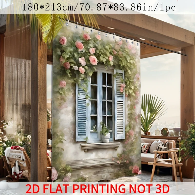 VIKAMA 2D Printed Floral Vine Pattern Outdoor Curtain, Balcony Sun Shade Privacy Screen For Home Garden Festival Art Decoration
VIKAMA 2D Printed Floral Vine Pattern Outdoor Curtain, Balcony Sun Shade Privacy Screen For Home Garden Festival Art Decoration