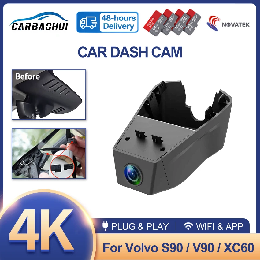 Видеорегистратор для VOLVO XC60 S90 V90 2018 2019 2020 2021 2022 2023, аксессуары для подключи и работай видеорегистратора 4K
Видеорегистратор для VOLVO XC60 S90 V90 2018 2019 2020 2021 2022 2023, аксессуары для подключи и работай видеорегистратора 4K