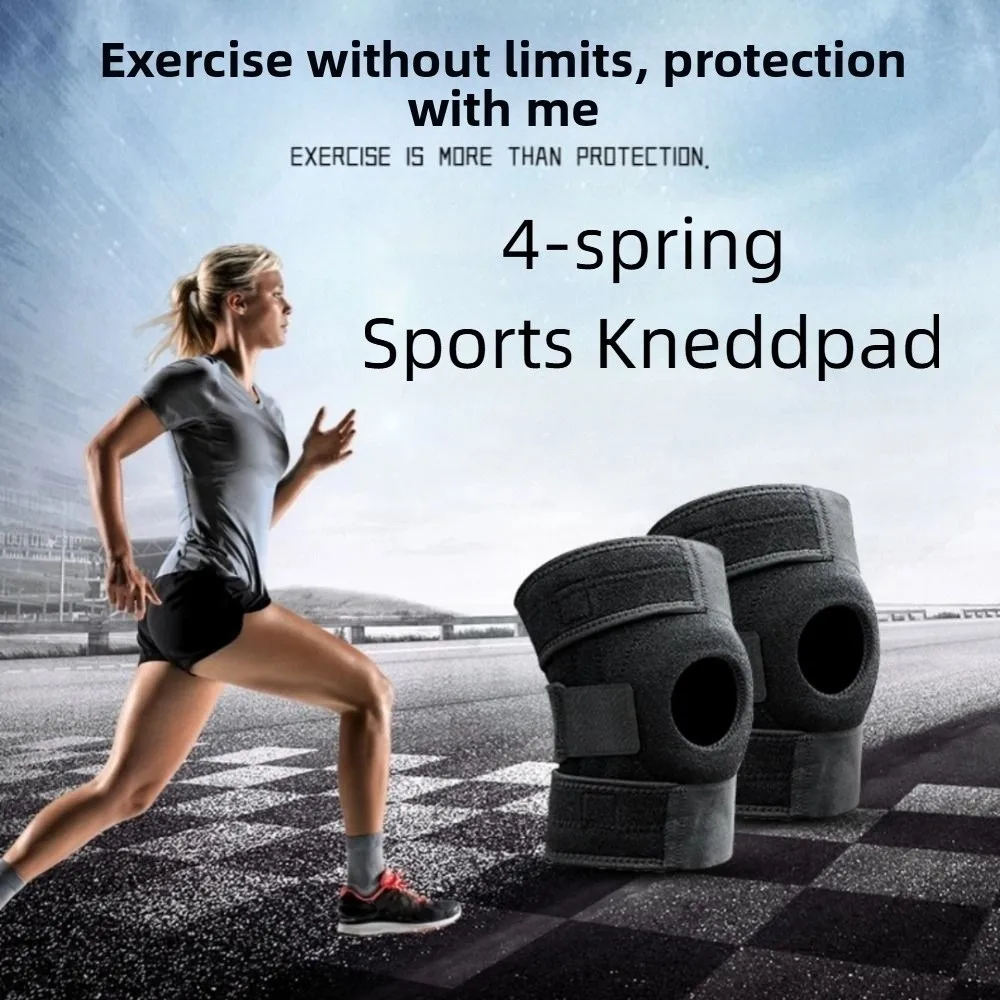 4-spring Sports Kneepad Anti-slip Silicone Strip Elastic Leg Brace Protector Pressurized Safety Fitness Knee Pad Men
4-spring Sports Kneepad Anti-slip Silicone Strip Elastic Leg Brace Protector Pressurized Safety Fitness Knee Pad Men