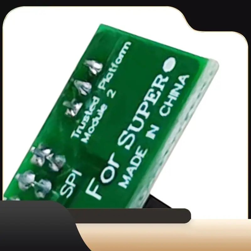 For Supermicro-AOM-TPM-9670V-S Vertical TPM 2.0 9-Pin Durable Easy Install Easy To Use-T44C
For Supermicro-AOM-TPM-9670V-S Vertical TPM 2.0 9-Pin Durable Easy Install Easy To Use-T44C