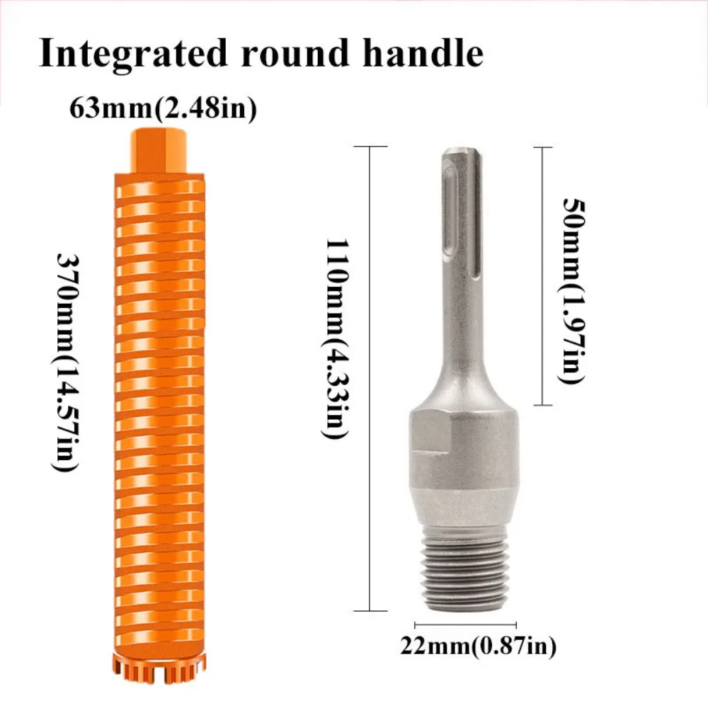 Fast Drilling Threaded Core Drill Bit Professional Grade Hard Brick Industrial Grade Drill Bit Masonry Dry Wet Hammer
Fast Drilling Threaded Core Drill Bit Professional Grade Hard Brick Industrial Grade Drill Bit Masonry Dry Wet Hammer