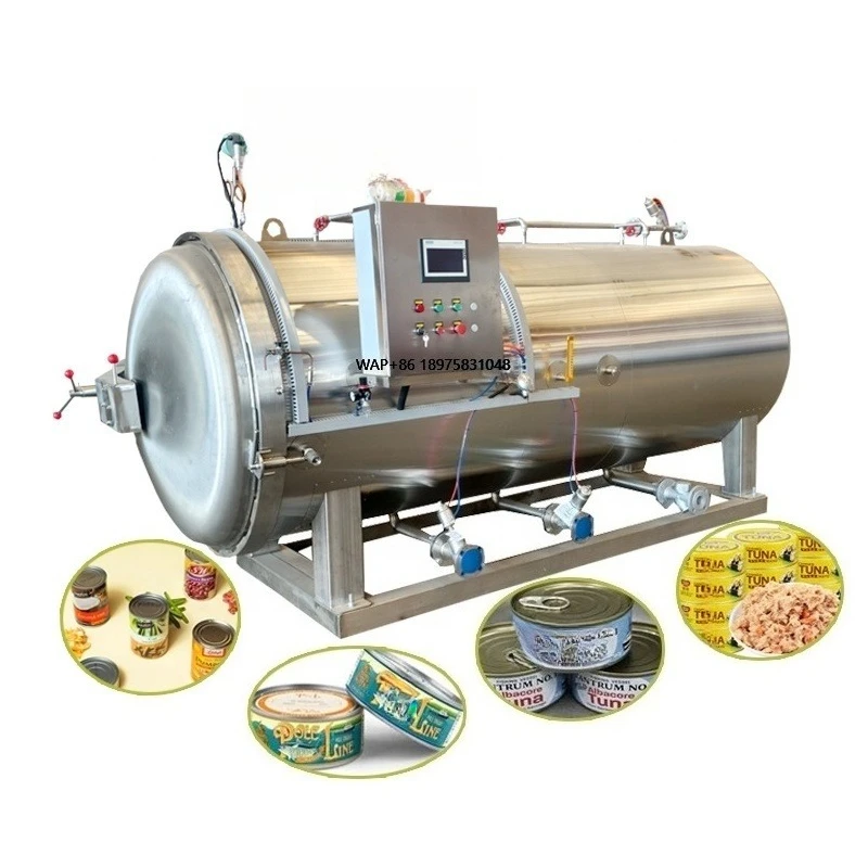 Industrial Steam Food Sterilizer Retort for Sardines Tuna Canning Plant
Industrial Steam Food Sterilizer Retort for Sardines Tuna Canning Plant