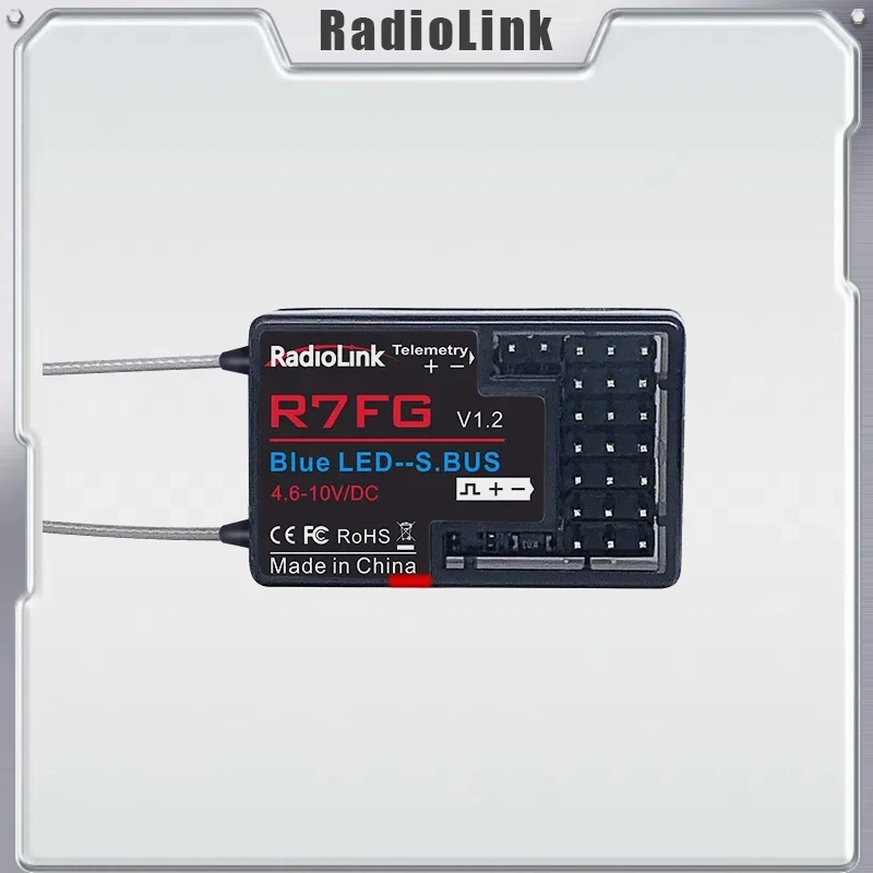 RadioLink R7FG 2.4GHz 7CH Dual Antenna Reciever High Voltage Integrated Gyro Version For Radiolinks RC6GS RC Transmitter
RadioLink R7FG 2.4GHz 7CH Dual Antenna Reciever High Voltage Integrated Gyro Version For Radiolinks RC6GS RC Transmitter
