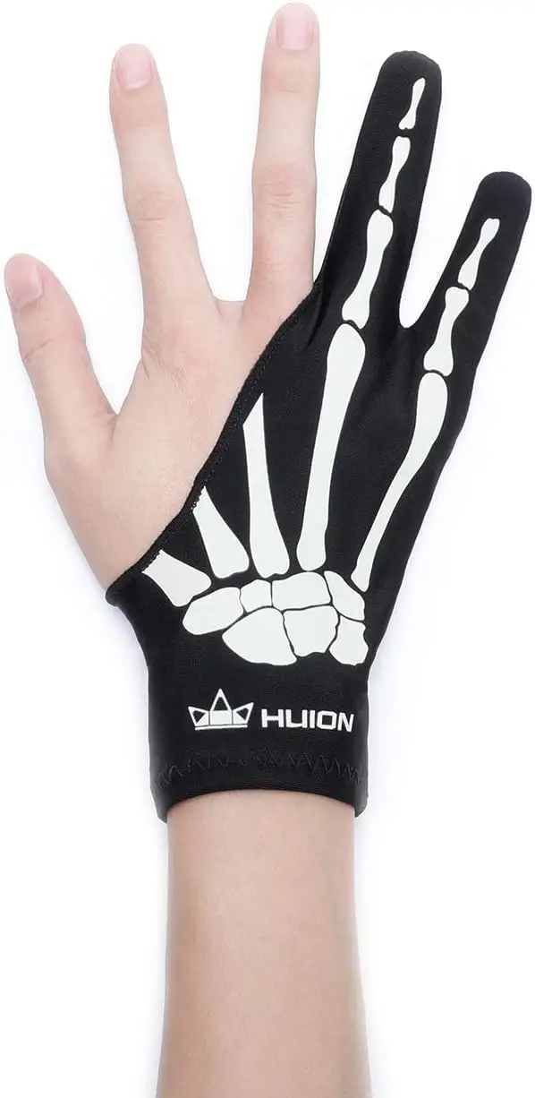Skeleton Artist Glove for Drawing Tablet Painting, Sketching, with Anti-Dust Design for Left and Right Hand
Skeleton Artist Glove for Drawing Tablet Painting, Sketching, with Anti-Dust Design for Left and Right Hand