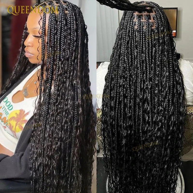 Synthetic Boho Goddess Braided Wigs For Black Women Full Lace Front Wig Braid African Hair Cornrow Braids Lace Wigs Braided Wigs
Synthetic Boho Goddess Braided Wigs For Black Women Full Lace Front Wig Braid African Hair Cornrow Braids Lace Wigs Braided Wigs
