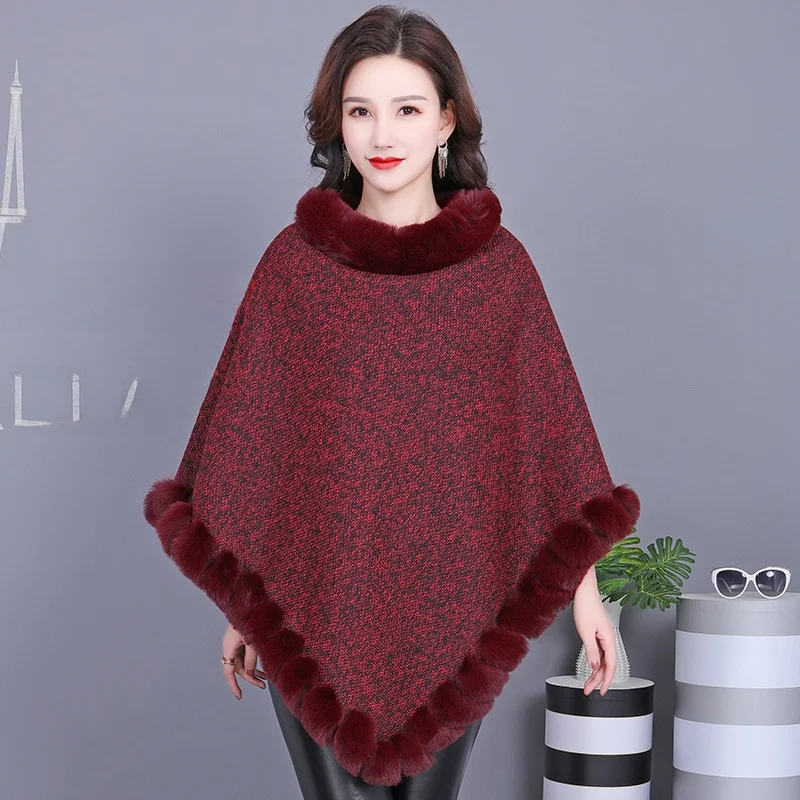 Winter New Fashionable Women's Fur Coat Scarf Shoulder Wrap Rabbit Fur Warm Pure Color Street Style Polyester Material Coat
Winter New Fashionable Women's Fur Coat Scarf Shoulder Wrap Rabbit Fur Warm Pure Color Street Style Polyester Material Coat