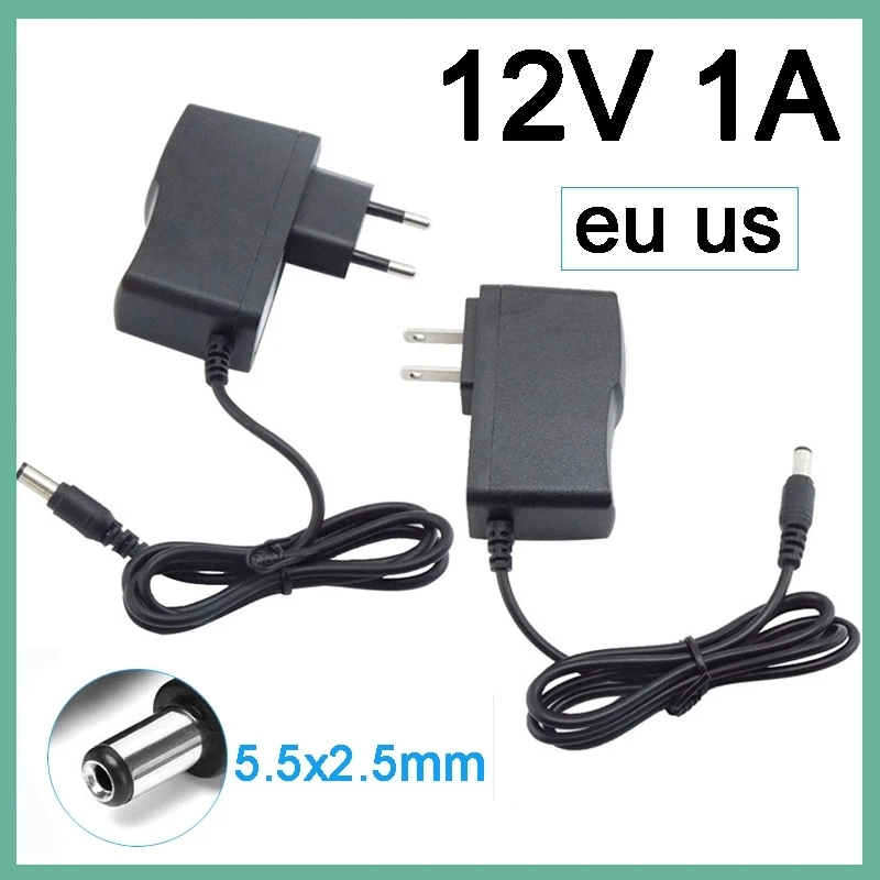 AC 100V-240V DC 1000ma Power Supply Adapter Converter 12V 1A For LED Strip Light CCTV Charger Switch E3
AC 100V-240V DC 1000ma Power Supply Adapter Converter 12V 1A For LED Strip Light CCTV Charger Switch E3