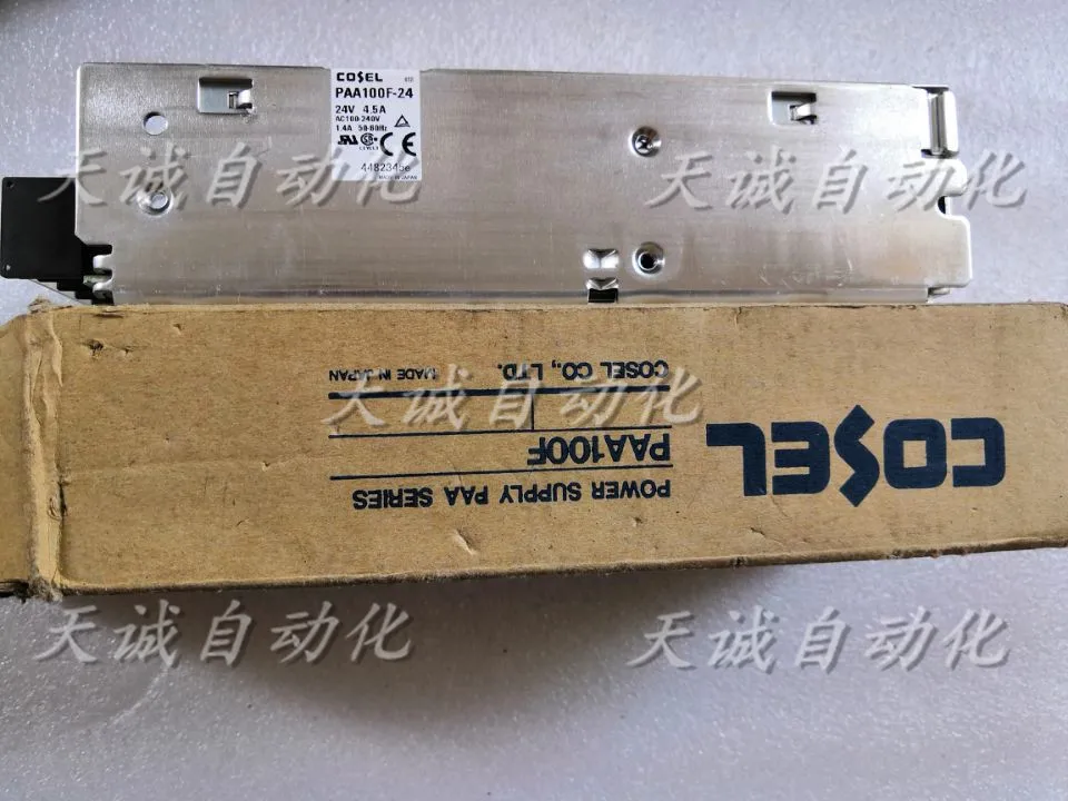 Japan Corso Switching Power Supply COSEL PAA100F-24-N 24V Power Supply 24V 4.5A/6.5A
Japan Corso Switching Power Supply COSEL PAA100F-24-N 24V Power Supply 24V 4.5A/6.5A