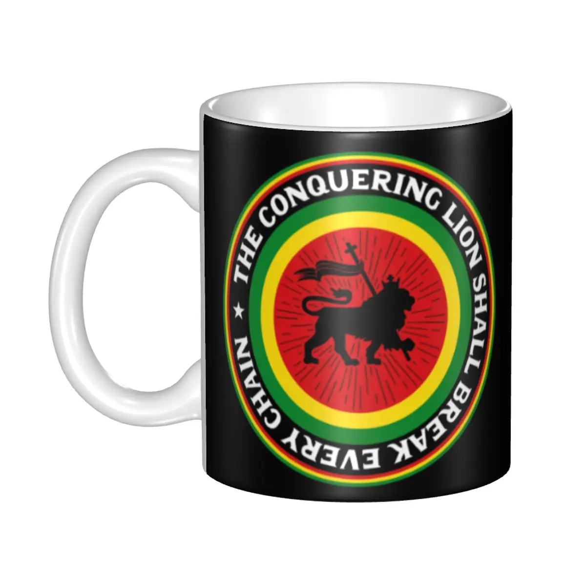 Rastafari Rasta Lion Of Judah Coffee Mugs DIY Personalized Jamaica Flag Ceramic Mug Creative Gift
Rastafari Rasta Lion Of Judah Coffee Mugs DIY Personalized Jamaica Flag Ceramic Mug Creative Gift
