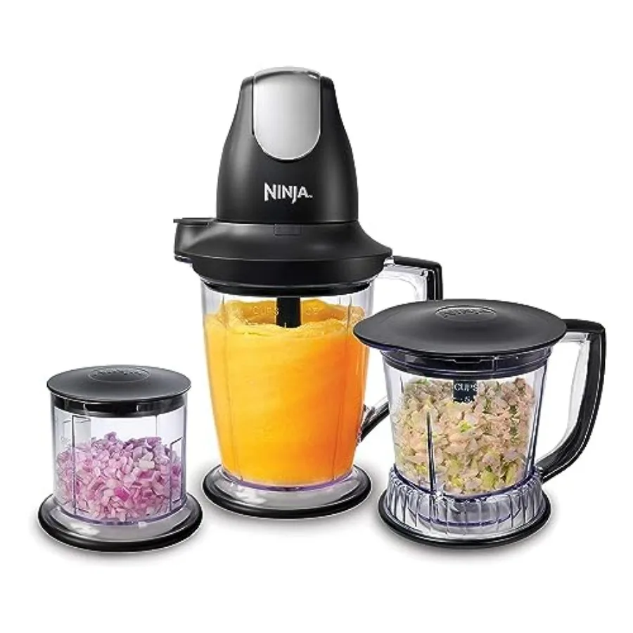 QB1004 Blender/Food Processor with 450-Watt Base 48oz Pitcher 16oz Chopper Bowl and 40oz Processor Bowl for Shakes Smoothies an
QB1004 Blender/Food Processor with 450-Watt Base 48oz Pitcher 16oz Chopper Bowl and 40oz Processor Bowl for Shakes Smoothies an