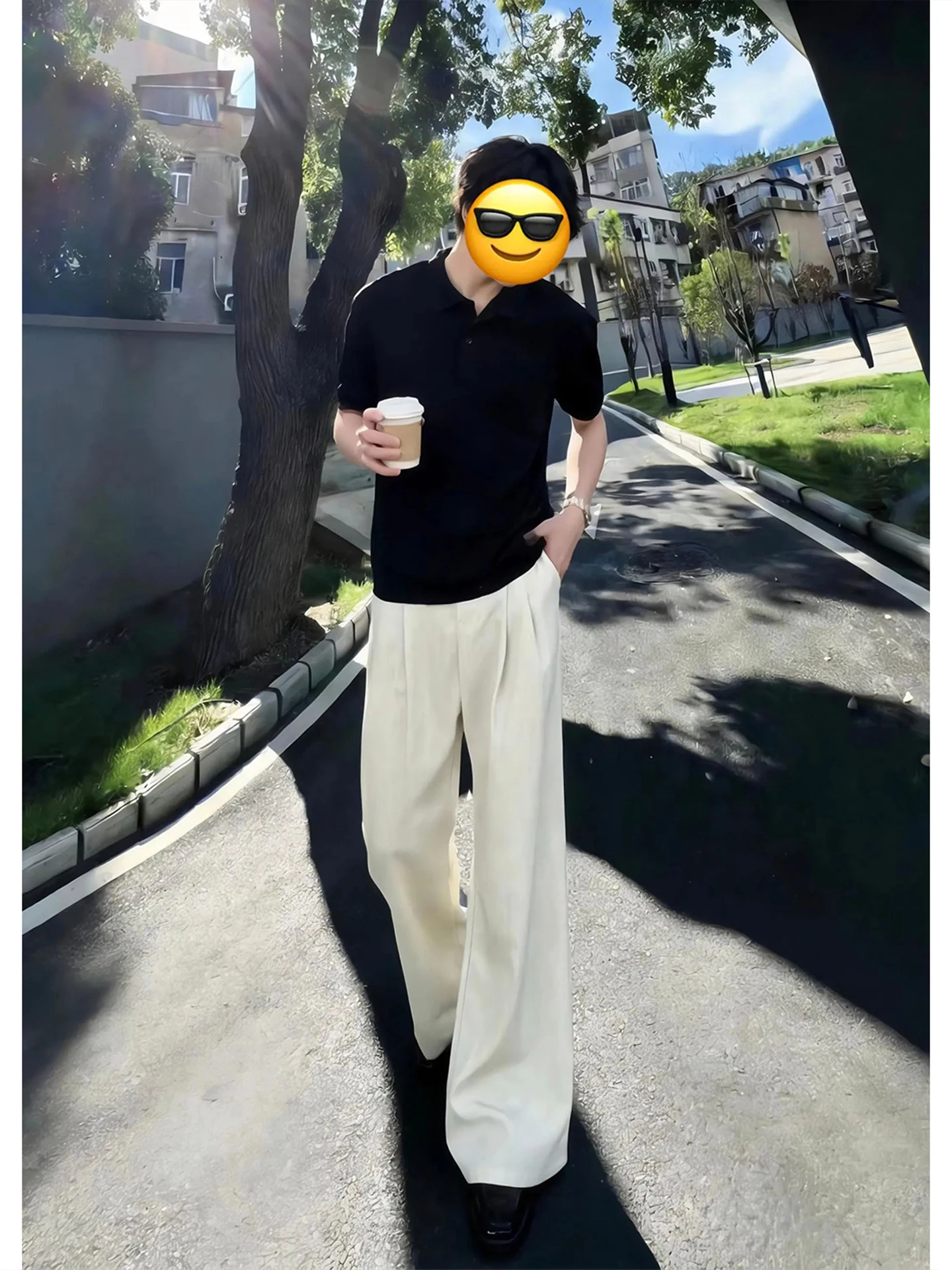 Cooling Sensation Linen-Like Men's Summer Casual Pants Loose Drapey A-Line Pleated Wide Leg Long Trousers Fashionable Classic...
Cooling Sensation Linen-Like Men's Summer Casual Pants Loose Drapey A-Line Pleated Wide Leg Long Trousers Fashionable Classic...