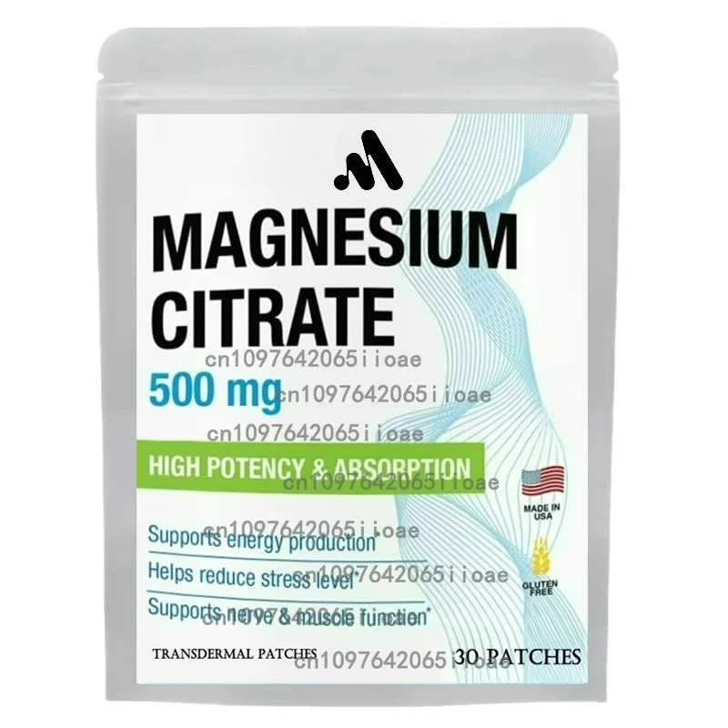 30 Patches Magnesium Citramate - Magnesium Transdermal Patch with Added Citrate - Supports Muscle, Joint and Heart Health
30 Patches Magnesium Citramate - Magnesium Transdermal Patch with Added Citrate - Supports Muscle, Joint and Heart Health