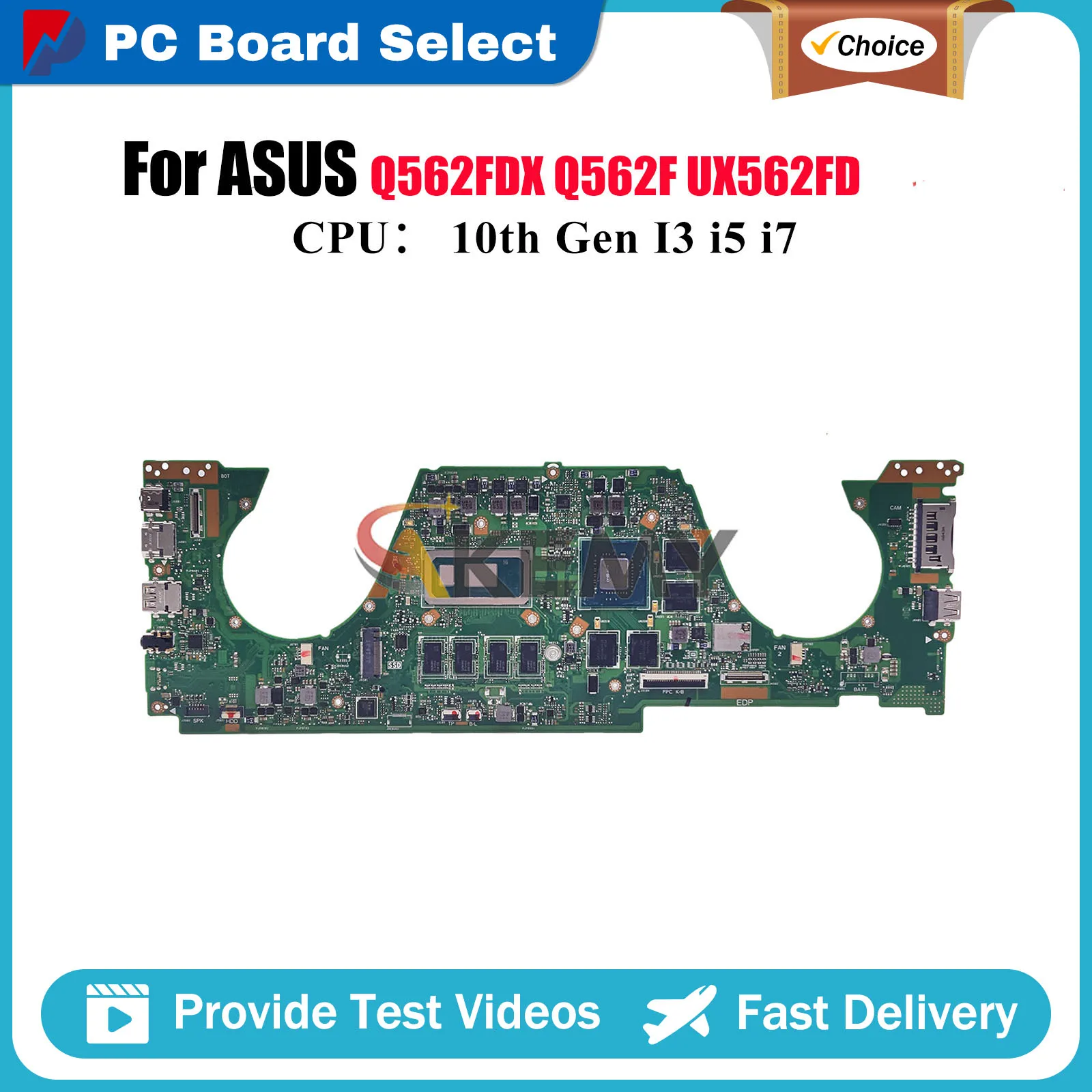 UX562FD Laptop Motherboard For ASUS ZenBook UX56IQ Q562FDX UX562 Q562F Notebook Mainboard With 10th Gen I3 i5 i7 103% tests OK
UX562FD Laptop Motherboard For ASUS ZenBook UX56IQ Q562FDX UX562 Q562F Notebook Mainboard With 10th Gen I3 i5 i7 103% tests OK
