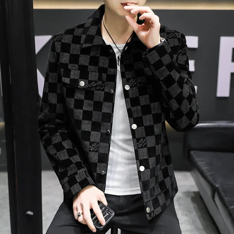 Jackets for Men New High Quality Trend Fashion Solid Color Casual Slim Print Long Sleeve Jacket Coat Brand Men Clothing
Jackets for Men New High Quality Trend Fashion Solid Color Casual Slim Print Long Sleeve Jacket Coat Brand Men Clothing