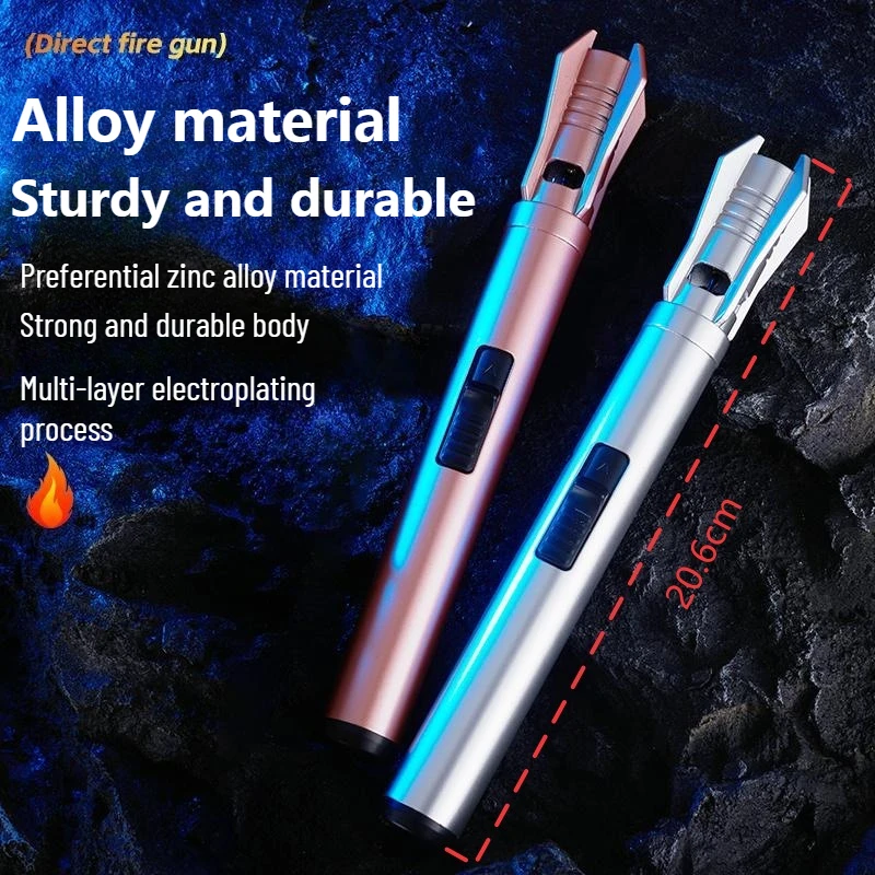 Newest Style of Fire Spurt Gun Outdoor Camping Barbecue Igniter Metal Welding Gun Straight To Men's Smoking Accessories Lighter
Newest Style of Fire Spurt Gun Outdoor Camping Barbecue Igniter Metal Welding Gun Straight To Men's Smoking Accessories Lighter