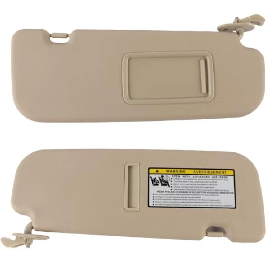 Direct Fit Left and Right Sun Visor for Hyundai Elantra 2011-2015 and Veloster 2006-2016 Replaces OEM 852103X000TX Without Ligh
Direct Fit Left and Right Sun Visor for Hyundai Elantra 2011-2015 and Veloster 2006-2016 Replaces OEM 852103X000TX Without Ligh